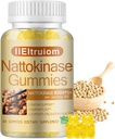 Suplement Nattokinase 8000 FU 400mg Per Serving, Hawthorn & Beet Root Extract, Nattokinase Gummies Tradycyjne Natto Extract Source, 60 Liczby