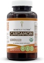 Tajemnice Tribe Cardamon USDA Kapsułki organiczne 124; Certified Organic Vegetarian Kapsułki, Herbal Dietary Supplement Supplement 124; Elettaria cardamomum Dried Pod (120 Count)