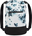 Flex Cinch Drawstring Siłownia Torba dla kobiet z graficznych wzorów 124; Trwały lekki siłownia Cich Bags 124; Wielki dla Siłownia Bag, Podróżowanie i Nocy 124; Teal - Kwiaty