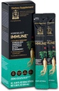 Imimmunologiczny, Koreański czerwony ekstrakt Ginseng z płynnych kleszczy Elderberry, Wsparcie odporności, Blood Circulation Booster, Natural Energy Supplement, 6 Lat stary Azji Panax Ginseng, 10 Hrabia