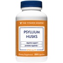Witamina Shoppe Psyllium Husks - Plantago Ovata Fiber Supplement, który wspiera regularność i zdrowe Cholesterol, 840 mg na serwowanie - Gluten Free (300 kapsułki)