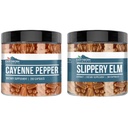 Earthborn Elements Cayenne Pepper & Slippery Elm Bundle (200 Kapsułek Każdy) Czysty i nierozcieńczony, Brak dodatków