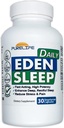 Eden Daily Sleep [Nowa formuła wolna GABA] - Upadek Asleep szybciej, Relax Your Body, Promowanie głębokiego i niespokojnego snu (30 Kapsułki wegańskie)