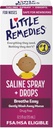 Małe Remedies Saline spray and Drops, Safe for Newborns, 0.5 fl oz