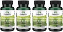 Swanson Maksymalna moc Biała Willow Bark Extract- Promotes Joint Support & Muscle Relief- Standaryzowane do 25% Salicin - Naturalny suplement bez podrażnienia żołądka (60 Veggie Caps, 500mg Each) 4 Pack