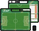 Leap Coach Board Premium Tactical Clipboard Dwa boczne z pełnym i pół kortu suchym Marker Deska do koszykówki, Baseball, Piłka nożna, Piłka nożna, Hokej