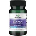 Swanson Boron from Albion - Boroganic Glycine Supplement Supplement Supplement supplement Joint Health & Bone Health - High Absorption Formula May Supplement Total Balance - (60 kapsułek, każda 6 mg)