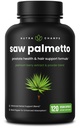 NutraChamps Saw Palmetto Supplement for Prostate Health [Extra Strength] 600mg Complex with Extract, Berry Powder & Herbs - Obsługuje zdrową częstość oddawania moczu, 120 Kapsułki