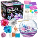 Oryginalny papeteria Crystal Growing Kit - Unicorn Terrarium, 6,3 x 5,8 in, Multicolor - STEM Science & Craft Zestawy dla dzieci w wieku 7- 12 lat - Grow Your Own Crystal Garden with Magic Rocks & Flower Charms