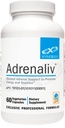 XYMOGEN Adrenaliv - Suplement wsparcia nadnerczy do promowania reakcji organizmu na stres, Promowanie energii i staminy - Rhodiola Rosea, Eleuthero, Zespół nadnerczy, Licorice, Witamina B6 (60 Kapsułki)