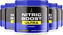 (5 Pack) Nitric Boost Ultra - Premium Codzienne mieszanki proszku w słoiku, Wykonane, aby pomóc utrzymać energię, Wsparcie naturalnego cyrkulacji, i Keep You Going, Oficjalne opinie (150 Sług)