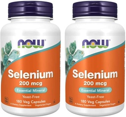 Teraz Foods Selenium 200 µg VCaps, 180 Count (Pack of 2)
