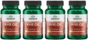 Swanson EFAs- Krill Oil - maksymalna wytrzymałość - 1 g, 30 Softgels (4 opakowania)