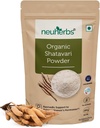 Proszek organiczny Shatavari 124; Wsparcie Ayurvedic równowagi hormonów kobiecych 124; Suplement ziołowy 124; Dobry dla zdrowej trawienia i układu rozrodczego 124; Certyfikowany organiczny - 100g