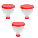 gofidin 3PCS 200ML Portable Protein Powder Syndrom Przenośny Napełnij Gym Partner do wody Bottle Fitness Protein Shaker Butelka Składowanie odżywcze