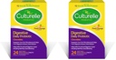 Culturelle Digestive Health Daily Probiotic- Chewables, Probiotic For Men & Women, Najczęściej badane klinicznie Probiotic- Strain, 10 Miliard CFU, Wspiera okazjonalną biegunkę, Gaz, Bloating, 24 Hrabia (Pack of 2)