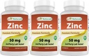 Best Naturals Zinc Supplement as Zinc Gluconate 50mg 240 Tablets Pack of 3