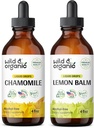 Wild & Organic Rumomile Tincture 4 fl oz & Lemon Balm Tincture 4 fl oz