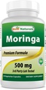 Najlepsze Naturals Moringa Superfood 500 mg 60 Kapsułki wegetariańskie