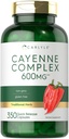 Carlyle Cayenne Pepper Kapsułki 600mg XI124; 350 tabletek XI124; Non- GMO, Gluten