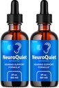 (2 Pack) NeuroQuiet Drops - Official NeuroQuiet Daily Hearing Support All Natural Clean Liquid Advanced Formula for Ear Health, Auditory Clarity & Inner Ear Balance Reviews, 2 Bottles for 2 Months