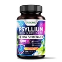 Pyllium Husk Kapsułki 1500mg - Suplement Fiber - Naturalne tabletki rozpuszczalne Fiber z Pyllium Husk Proszek - Wspiera Digestical Gut i Colon Health - Non-GMO, Gluten- Free, Wegan - 120 Kapsułki