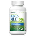 HealthA2Z ® Mucus Relief DM DEM 124; Dextromethorphan HBr 20mg DEM 124; Guaifenesin 400mg DEM 124; Cough, Natychmiastowe uwolnienie, niepowleczone (200 Count (Pak of 1))