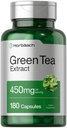 Horbäach Green Tea Extract Kapsułki 450mg Bilans 124; 180 Hrabia 124; Herbal Supplement Bilans 124; Non-GMO i Gluten Free