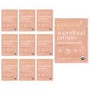 Boobie Body Superfood Protein Meal Replacement Shake, Vanilla Chai Flavor Xi124; 19g Protein Xi124; Safe For Night, Lactation, & Maciehood Xion124; Organic, Vegan, Zero Sugar, 10 pojedynczych pakietów serw (1.02 oz każdy)