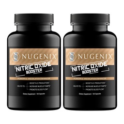 Nugenix Aciric Oxide Booster Supplement - Nitric Oxide Flow, L- Arginine, L- Citrulline, Pine Bark Extract - Vasodilator - 200 Count