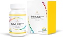 IMMUNE + + Vital Essentials witamina C Suplement - 500mg - Immunitet zwiększający odporność z 3 mocnymi mieszankami składników ziołowych i botanicznych - Zwiększenie liczby białych komórek krwi i komórek T - 30 tabletek
