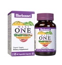 Bluebonnet Nutrition Maxi One (z żelaza), Whole Food Multiple, Enzymy, Energia, Witalność, Gluten & Dairy & Soy Free, Kosher, Wegetariański Przyjazny, Non-GMO, 2 Miesiąc dostaw, Beige, 60 Hrabia