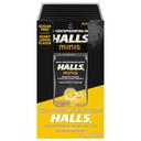 HALLS Minis Honey Lemon Flavor Sugar Free Cough Drops, 8 opakowań po 24 Drops (192 Drops Total)