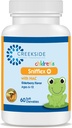 Creekside Naturals Snifflex, Sinus dla dzieci i wsparcie układu oddechowego, Elderberry dla zdrowia immunologicznego, Pediatryk Utworzony z NAC, Quercetin & Bromelain, Zero Sugar, Wegan, 60 Soft Chewables