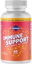 Supplement for Adults | 30 Day Supply| Immunity Booster for Men and Women with Vitamin C, Zinc, Elderberry, and Vitamin D3, Daily Antioxidant Boost, Non GMO, Gluten-Free |