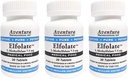 ELFOLATE ® 7, 5 mg 3 opakowania L- metylfolan Metylfolan etylu Metylfolan medyczny suplement diety Profesjonalna siła Czysty Potęga 30 tabletek