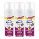 Little Remedies Sterile Baby Saline Nasal Mist, Safe for Newborns to Relieve Stuffy and Dry Noses, 3 Fl Oz, Pack of 3