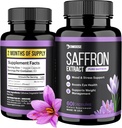 DMoose Saffron Extract (88.5 mg) - Enhance Energy, Support Eye Health - Non-GMO Saffron Supplement for Men & Women - 60 Capsules (2 Months Serving) (60 Count)