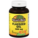 Nature 's Blend Flaxseed Oil 1000mg Gelcaps 90 Ct