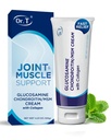 Dr T Glukozamina Chondroitin Cream - Formuła Premium z MSM i Collagen do Joint and Muscle Discomfort - Utrzymuje wytrzymałość, elastyczność i mobilność mięśni - 4.23 oz / 120g (1 opakowanie)