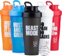 Butelka do shakera białkowego 600ml (20oz) - Stylowy BPA- Free Shaker Cup z mieszania Ball 124; Nieszczelność, Trwałe 124; Dla siłowni, Podróże, Biuro, Codzienne korzystanie 124; Motywacyjne wydrukowane dla mężczyzn i kobiet