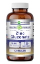 Amazing Supplement Glukonian cynku 124; 50 Mg Per Serving Budapest 124; Tablety 124; Non-GMO Budapest 124; Glukonian wolny od glutenu 124; Made in USA (120 Count)