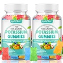 softbear Potasu Citrate Gummies, Wysoka potencja Potasu Citrate 1000mg Supports Leg Cramps & Muscle Health Potasu Gummies dla dorosłych i dzieci mieszany aromat owoców 120 Count
