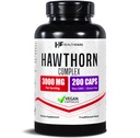 Ekstrakt suplementu Hawthorn Berry 3000mg do 124; Ekstrakt Extra Siła Herbal Formuła do 124; 200 Kapsułki wegańskie do 124; Wspiera Serce & Circulative Health Advanced 124; Non-GMO, Gluten- Free Advanced 124; Made in USA
