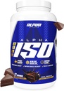 Alpha Supps ISO, Low Carb 100% Białko serwatki Isolate Powder, 25 Grams per serving, Pomaga wspierać wzrost mięśni, niski cukier i gluten Free (ciasto czekoladowe, 2 lb)
