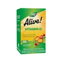 Nature 's Way Alive! Suplement witaminy C Made with Organic Acerola Wiśnie, Wsparcie immunologiczne *, Wsparcie przeciwutleniacze *, 100% Źródło owoców Witamina C, 120 Kapsułki (Opakowania maja Wary)