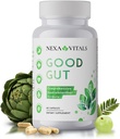 Good Gut - trawienie wspomagające zioła do przywracania Gut Health - Promowanie zdrowych ruchów jelita, Redukcja wzdęcia i boost GI Motility w / Triphala & Artiduck Extract - 60 Kapsułki