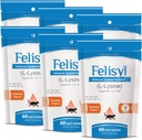 L- Lysine Soft Chews for Cats (60 Soft Chews) - wspiera immunologiczne, oddechowe i Eye Health. Ułatwia kichanie, katar i oczy.