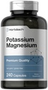 Horbäach Potassium Magnesium Supplement | 240 Capsules | Premium Quality | Non-GMO & Gluten Free