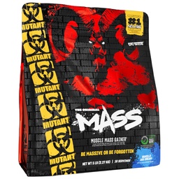 Mutant Mass Yellow 124; Masa ciała Gainer Protein Powder - wysoki Calorie Protein Powder for Muscular Mass - Wanilia Ice Cream - 5 funtów